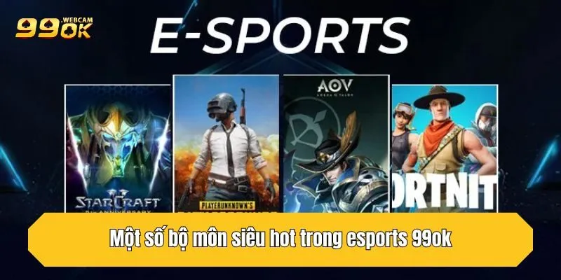 Một số bộ môn siêu hot trong esports